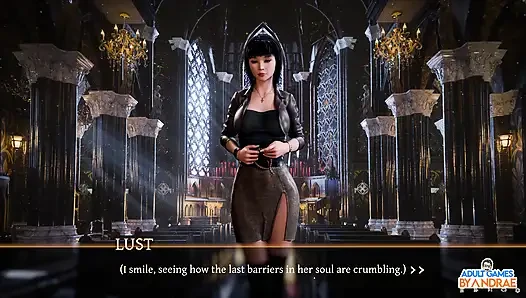 Sisters in Sin Gameplay Part 19 – Helga Caught Fingering in Front of the Altar