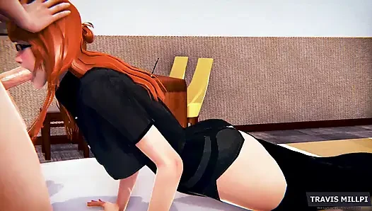 Naughty Redhead Stepmom's Lingerie Desires