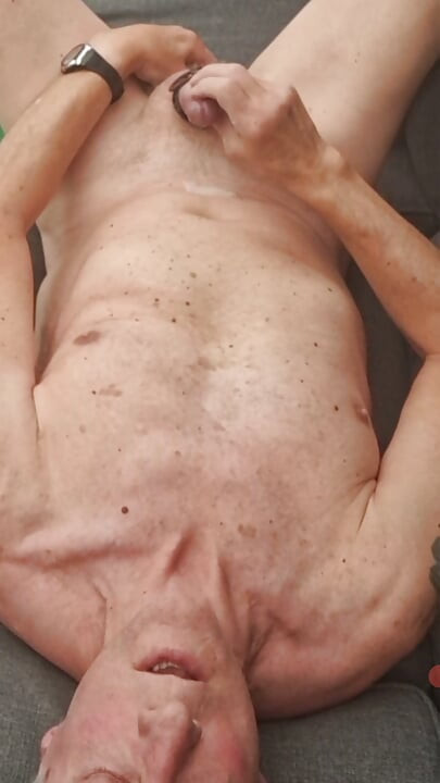 EXHIBITIONIST DADDY ANAL TOY JERKING SEXSHOW CUMSHOT