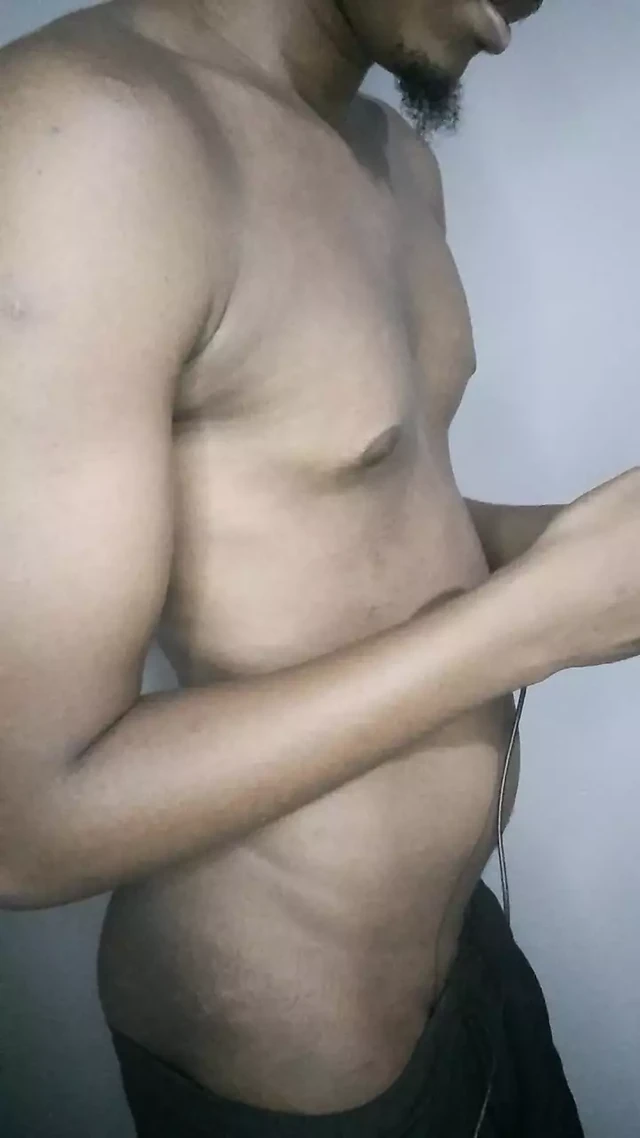 my body after coming back from the gym