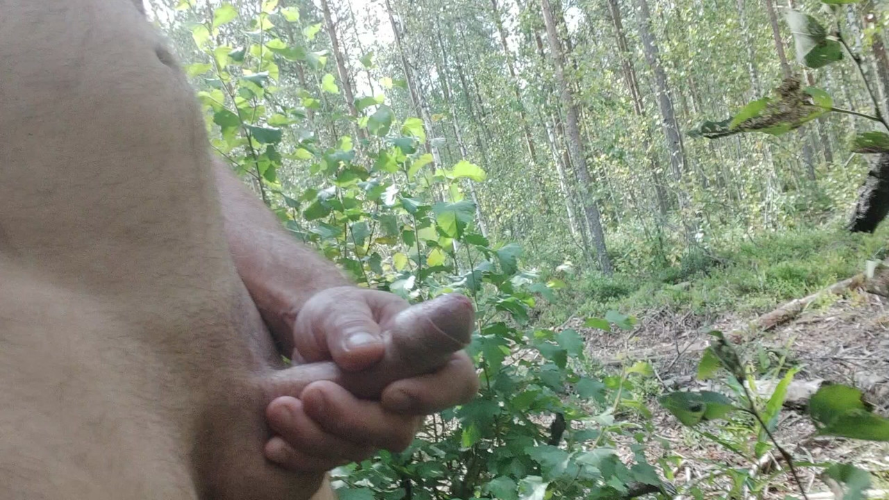 My semen is on the leaves and branches.