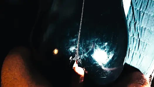 First He Fucks Me with a Dildo, Then He Penetrates Me with His Cock and Cums Profusely on My Suit