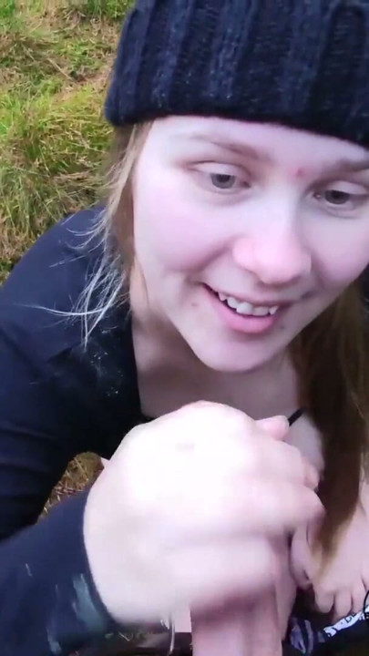 Outdoor sex with cute chubby girl Maja | Clip 2