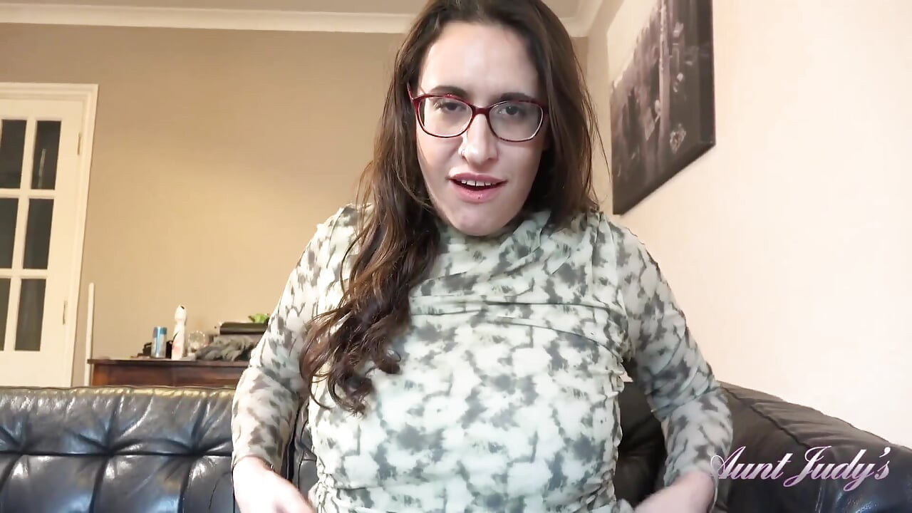 Auntjudys - Your Busty Landlady Ms. Kitty Kat Catches You Watching MILF Porn (pov)