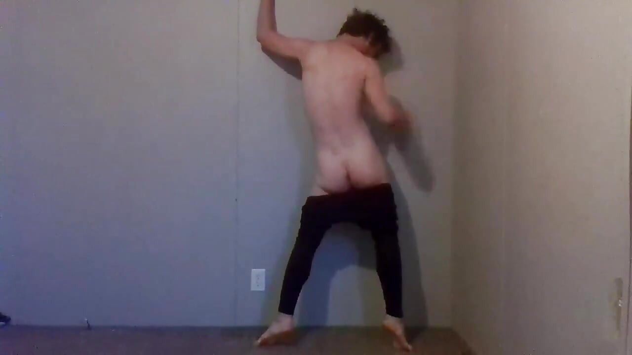 Trying Clothes on Dressing and Undressing - Black Jeggings Part 7