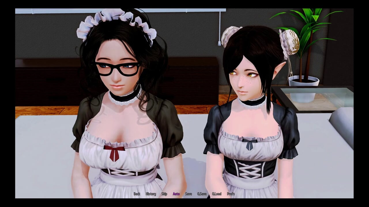 Harem Hotel 18+: Two hot girls talking about over one person