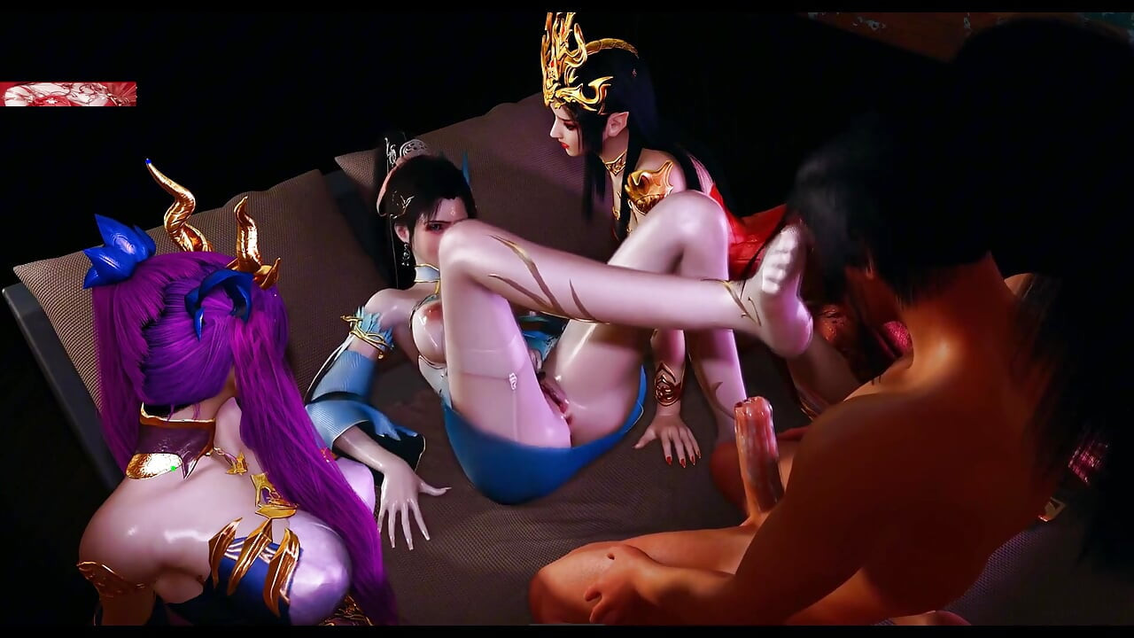 隔壁的3D美女...与大奶子 - 3D 动画无尽