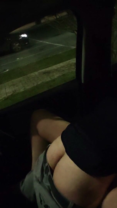 Dogging Stranger catches my wife in public parking and fucks her pussy until cumshot - Caught by voyeur P2 - MissCreamy | Clip 1