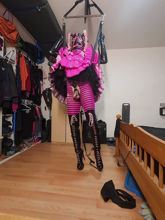 Sissy Maids Strap Self Bondage
