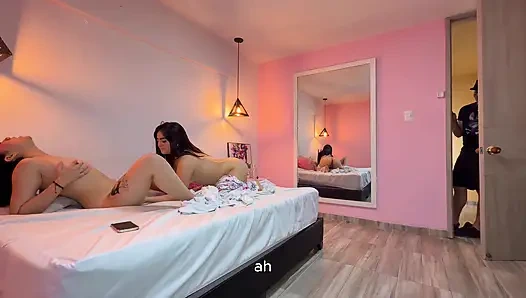 Caught Masturbating by the Foreign Neighbor... He Ended up Giving Us a Deep