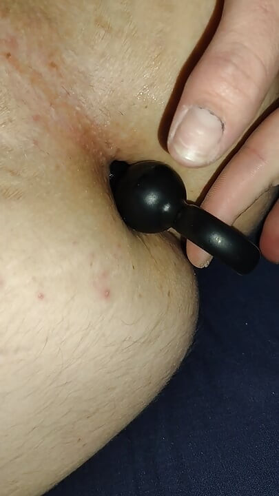 Anal fun with toys