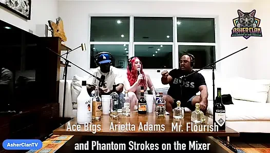 Arietta Adams ile yetişkin yıldızı podcast'i Mrflourish ve Ace Bigs ev sahipliği yapıyor