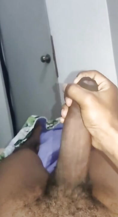 I woke up with the uncontrollable anaconda and masturbated until I couldn't take it anymore