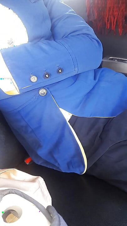 Crossdressing Wearing Woman Bca Bank Uniform