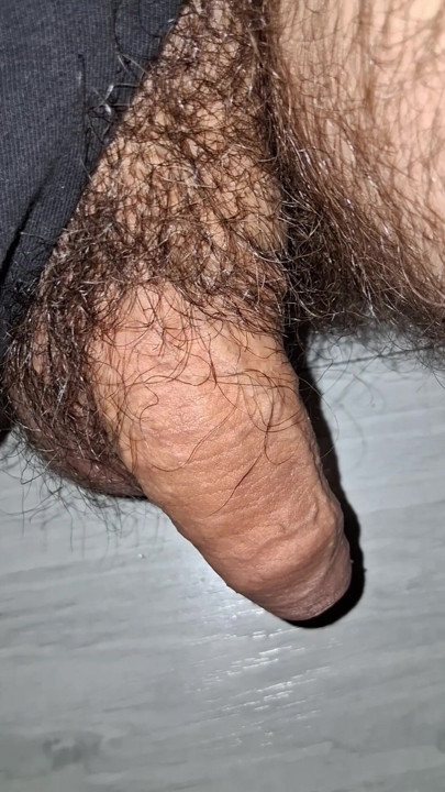 Soft to hard cock without touching it
