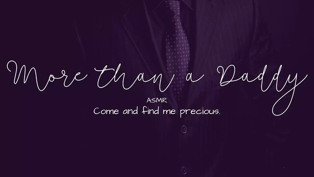 Find Me, I'll be waiting for you little one. ASMR, Daddy, Dark romance