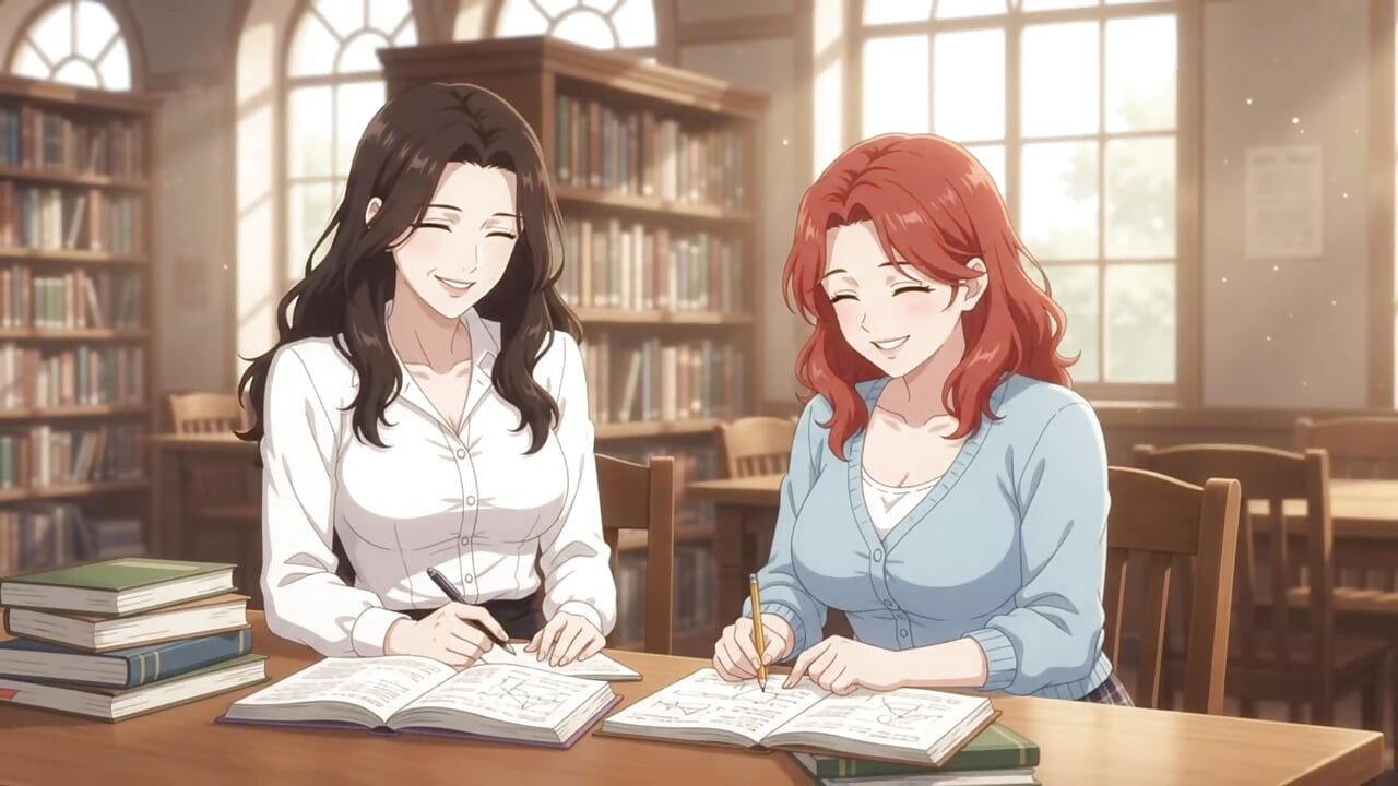 Two lesbian girls studying in liberty turn into intimate situation