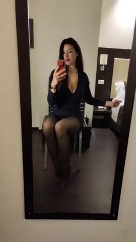 Giuseppina Rizzotto in pantyhose