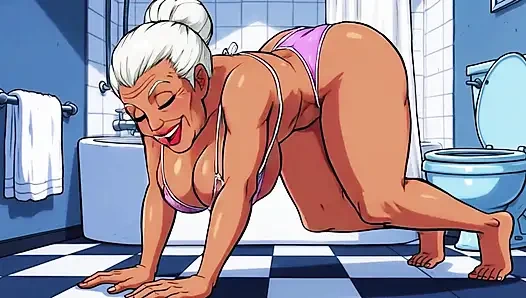 Ai banyo sahneleri sallayan götü azdırıyor