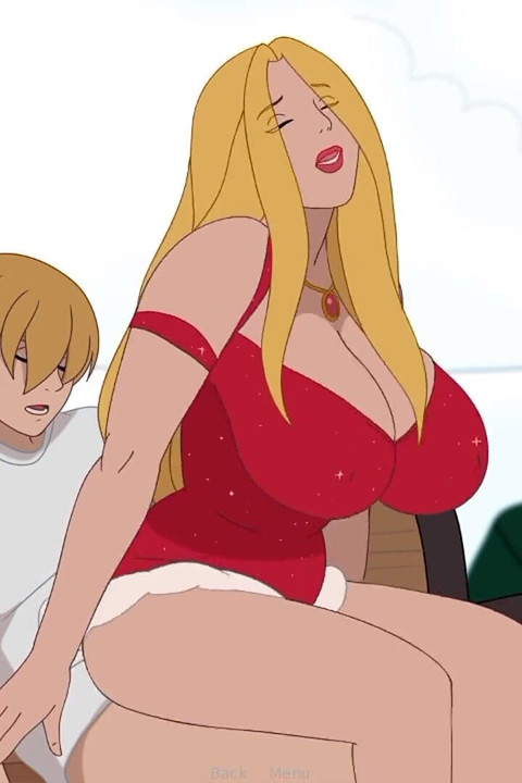 The Secret of the House #83: Exhibitionist Blonde MILF Rides Me in the Square.