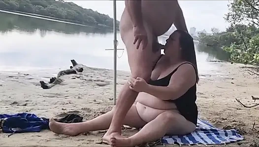 Almost caught fucking at the river - Exclusive on FapHouse