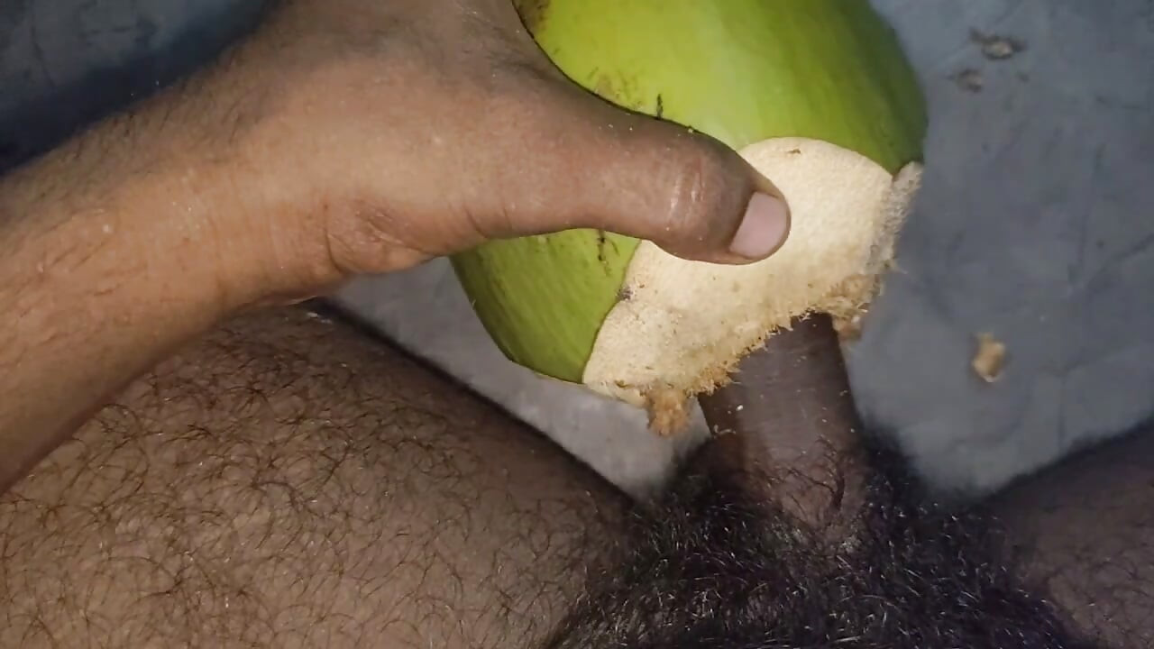 Nariyal ki desi chudai