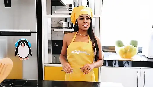 Hot Latinas Lesbians Cooking  - SFW