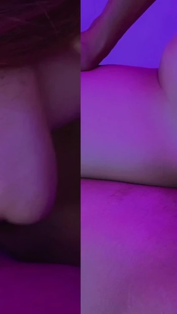 Powerful moment from "My lesbian neighbor tribbing and eats my tasty pussy"