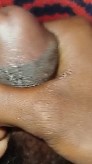 Captivating moment from "VIRGIN BLACK COCK First Time masturbating black cock"