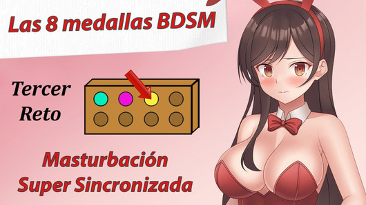 JOI Aventura Rol Hentai - Tercera medalla BDSM - En español