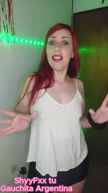Captivating moment from "Your red-haired aunt teaches you all about SEX! Be a champion! Part 1"