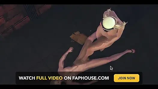 Genshin impact hentai- barbara ve lumine ayakla muamele ve üçlü seks - Japon Asyalı manga anime oyunu porno