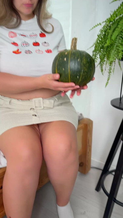Instead of pumpkin soup, sex and my wife's bum