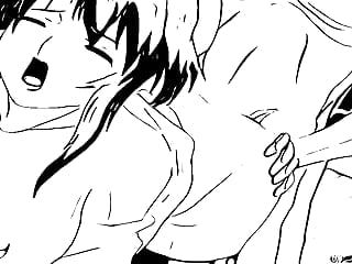 Comic hentai - baise avec une nana excitée