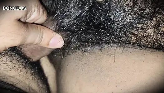 Desi Aunty sharing bed when Husband is not at home Hairy Pussy Fucking