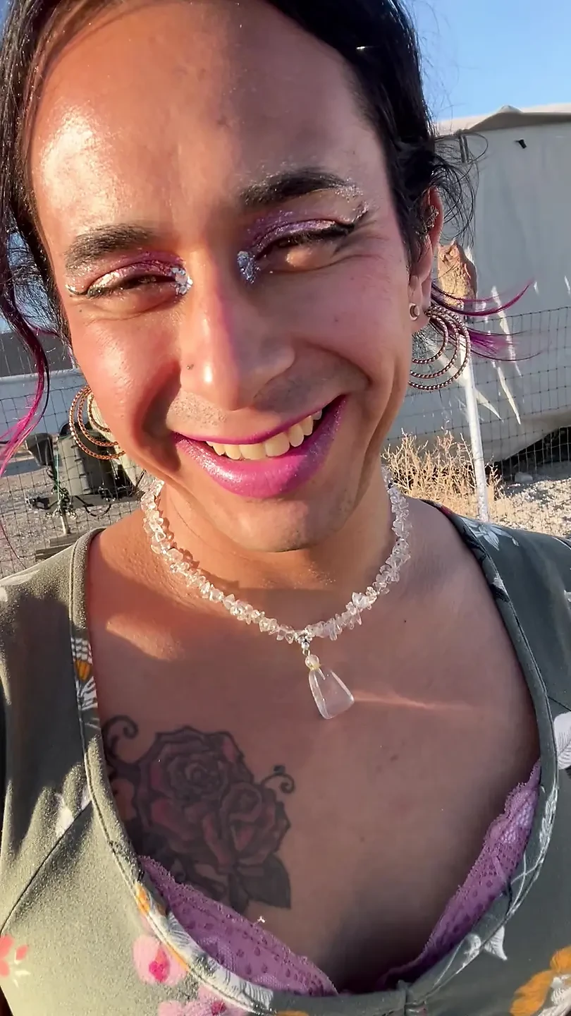 Horny Slut in Sundress Jerks off and Cums in Backyard