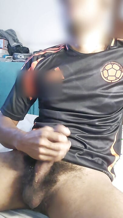 Colombian Soccer Player Playing With His Anaconda