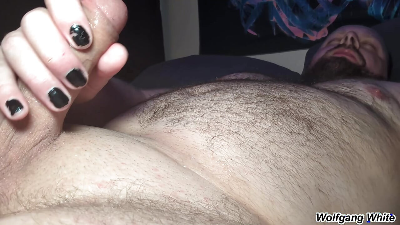 Lick Stepdaddy's NIPPLES While He Jerks Off - BOTTOM POV Roleplay - Wolfgang White Solo Masturbation