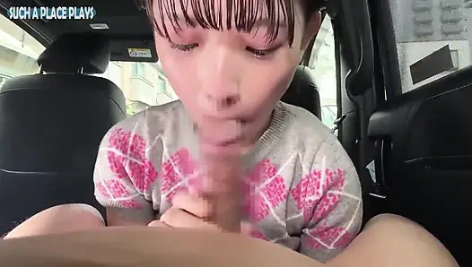 Встреча в машине с грудастой красоткой. Интимный урок, который заканчивается подавляющей концовцей