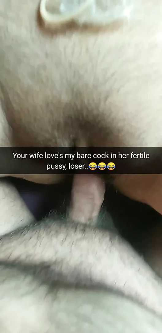 I always remove my condom with your wife, cuck - Milky Mari