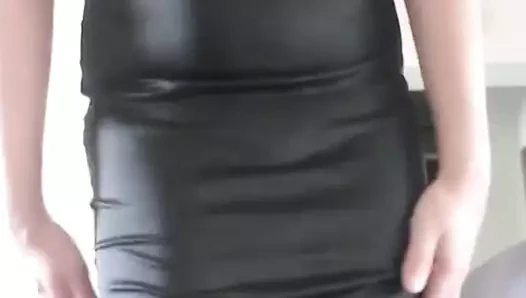 Stephy Davalos porn video – Asian CD Stephy teases in black and pink