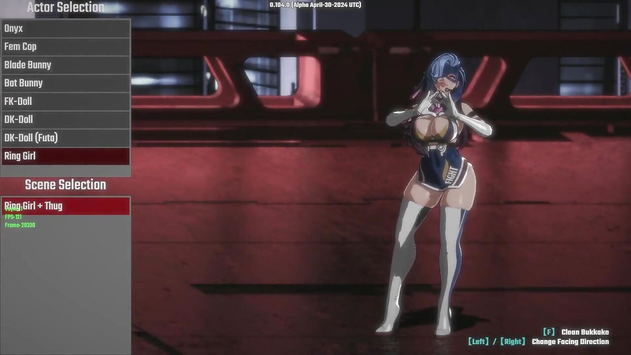 纯粹的缟绢画廊 [第1部分] 性爱格斗侧滚动色情游戏 [18+] 性爱游戏