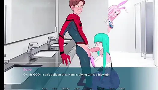 dabby and anon make hot romantic seen in summertime saga part 7