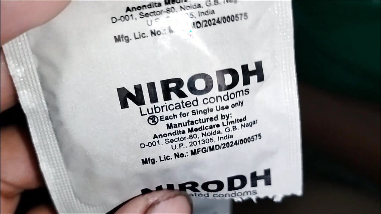 Part 2 Trying Government's Free Supply Nirodh Condom and Cumshot Inside It