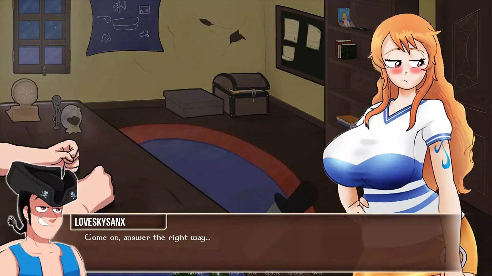 One Piece - pelatih bajak laut bagian 5 celana dalam nami yang lagi sange sama loveskysanx editan