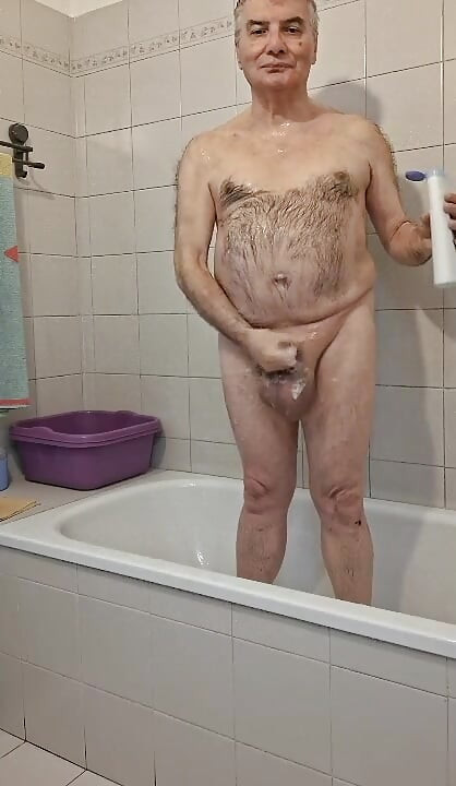 my dick in the shower