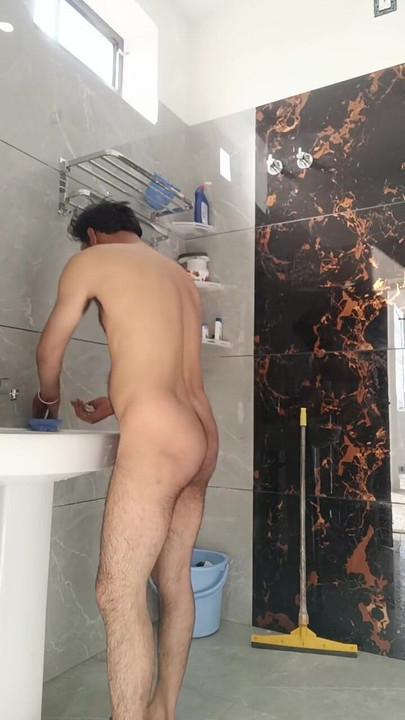 Must-share moment from "Indian Desi Man enjoy shawer with masturbation"