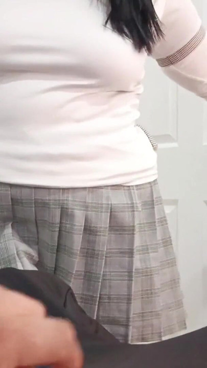 MY SCHOOLGIRL STEPSISTER CATCHES ME MASTURBATING IN HER USED PANTIES | Clip 1
