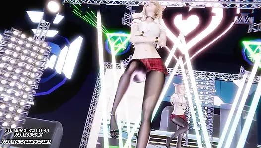 MMD I Ren - - сексуальная Ахри, танец, лига легенд, хентай без цензуры 4K, 60FPS