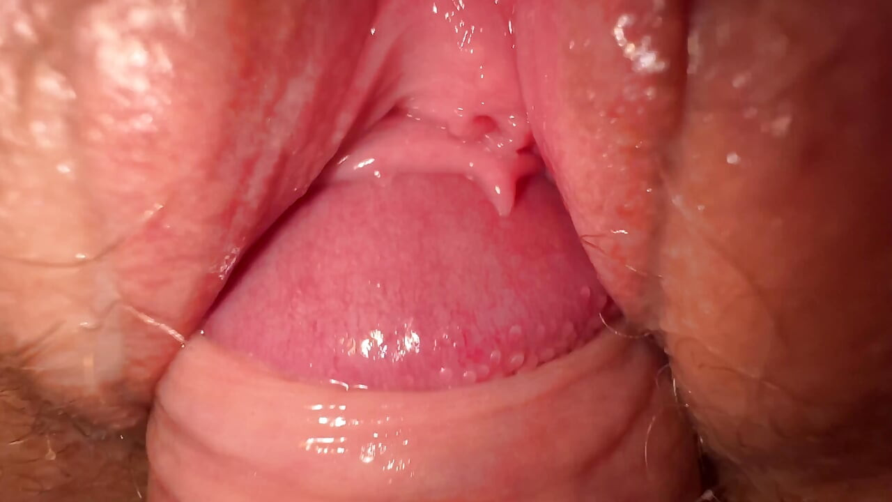 I fucked my boss, dirty pussy and close up cum inside